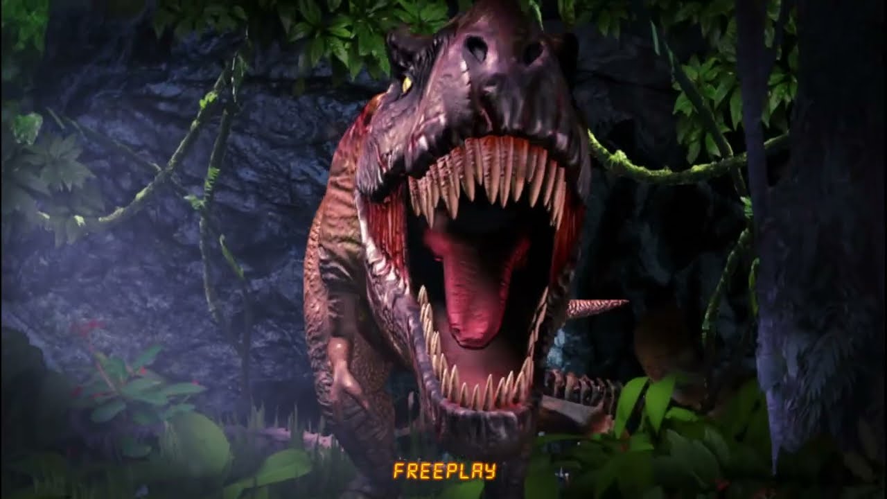 Jurassic Park Arcade (2015) Full Gameplay w/ Music (TeknoParrot)