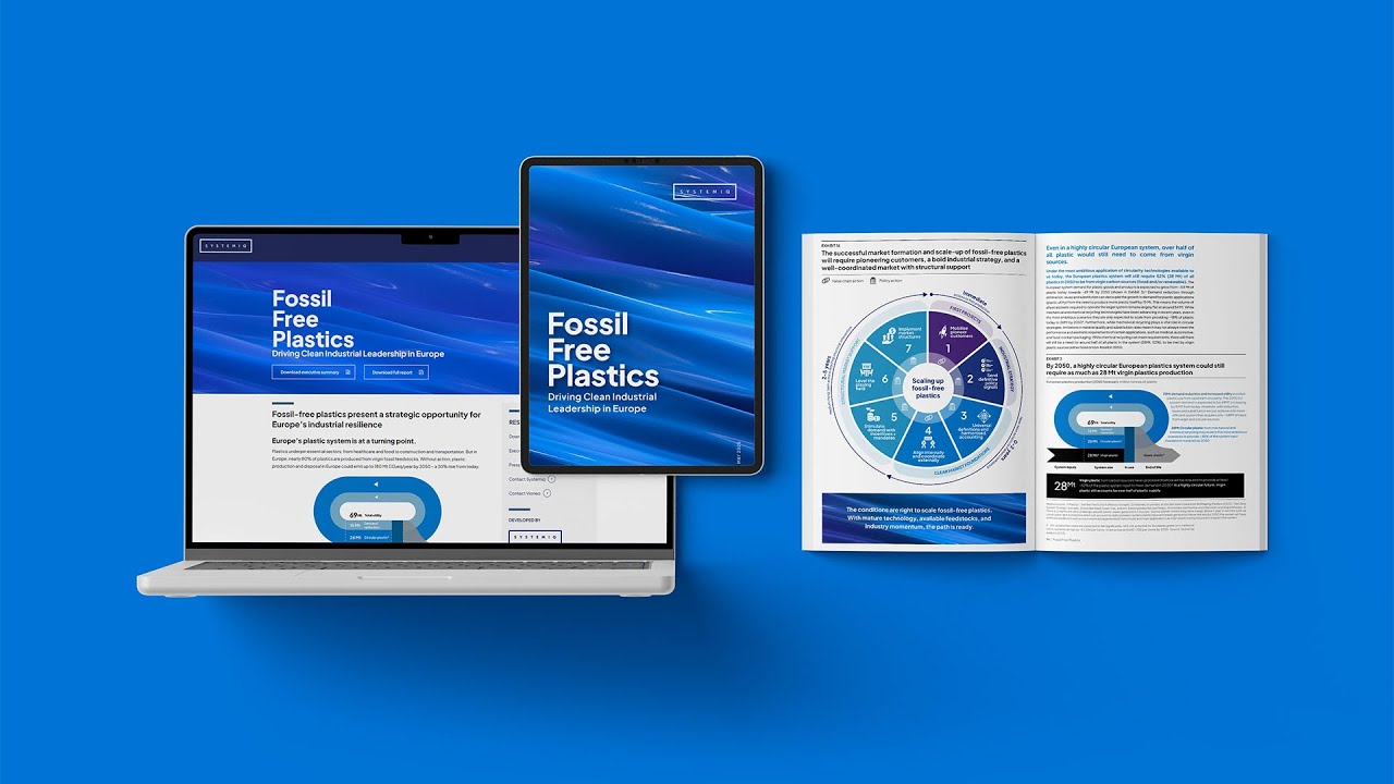 Fossil Free Plastics: Driving Clean Industrial Growth in Europe - Webinar