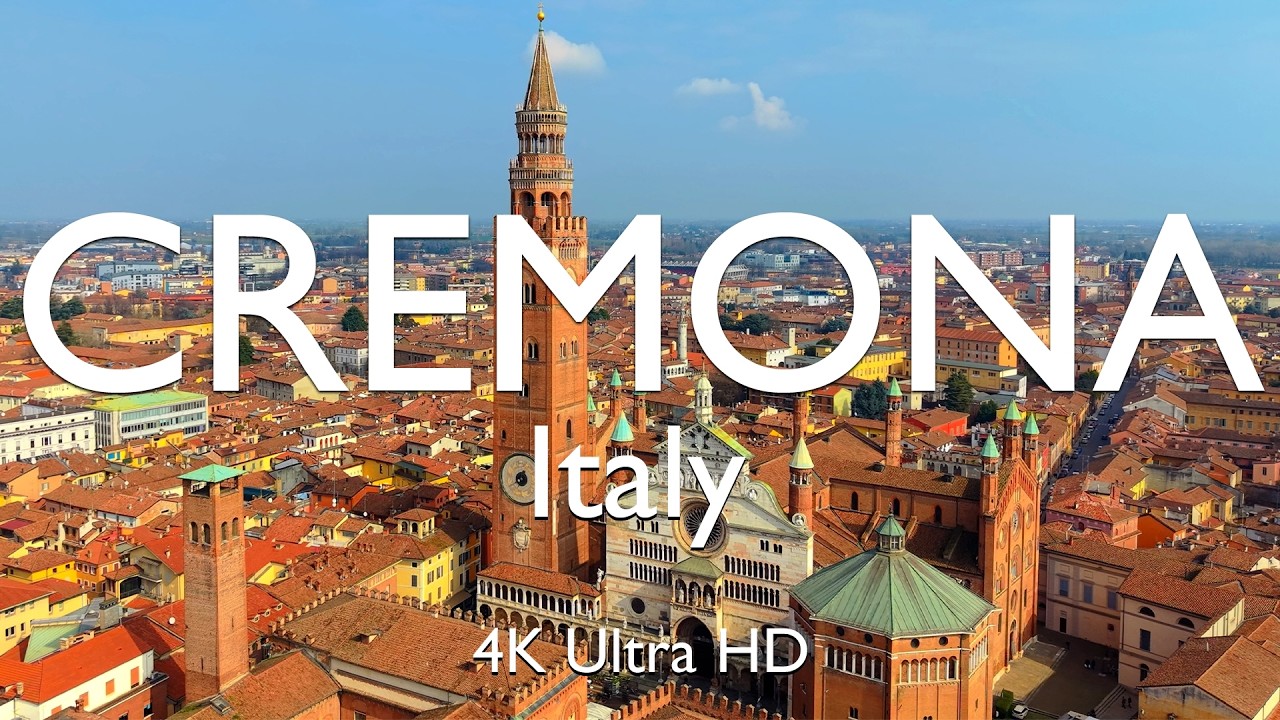 Cremona, Italy by Drone 🇮🇹 [4K]