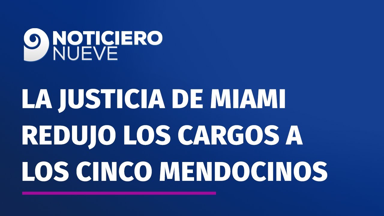 La justicia de Miami redujo los cargos a los cinco mendocinos detenidos en Estados Unidos