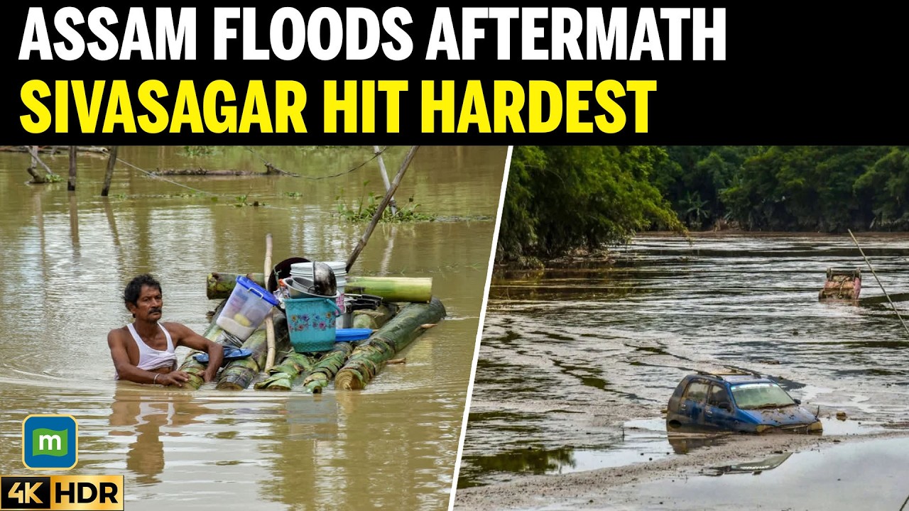 Assam Flood Horror: Sivasagar Buried Under Sludge as Survivors Return to Ruins