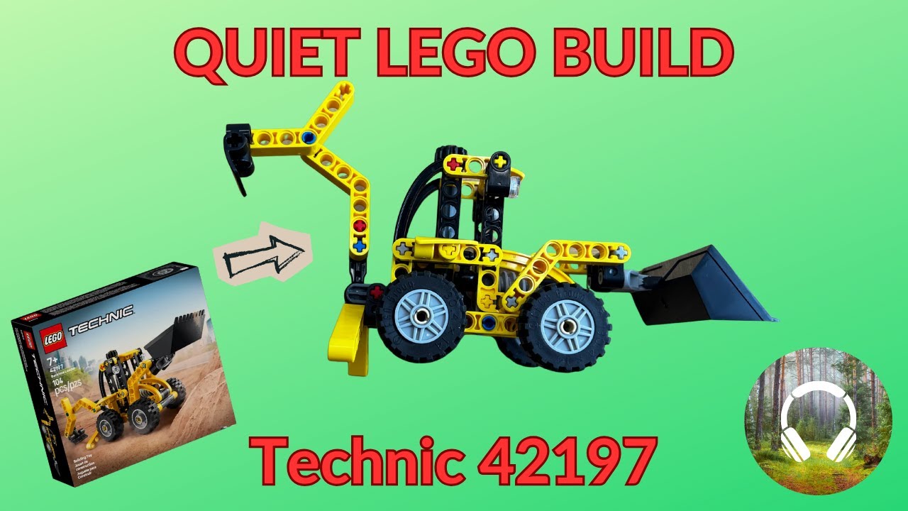 17 MIN  REAL TIME LEGO Technic 42197 ASMR Build 🌲 | Finding All The Missing Pieces Relaxing