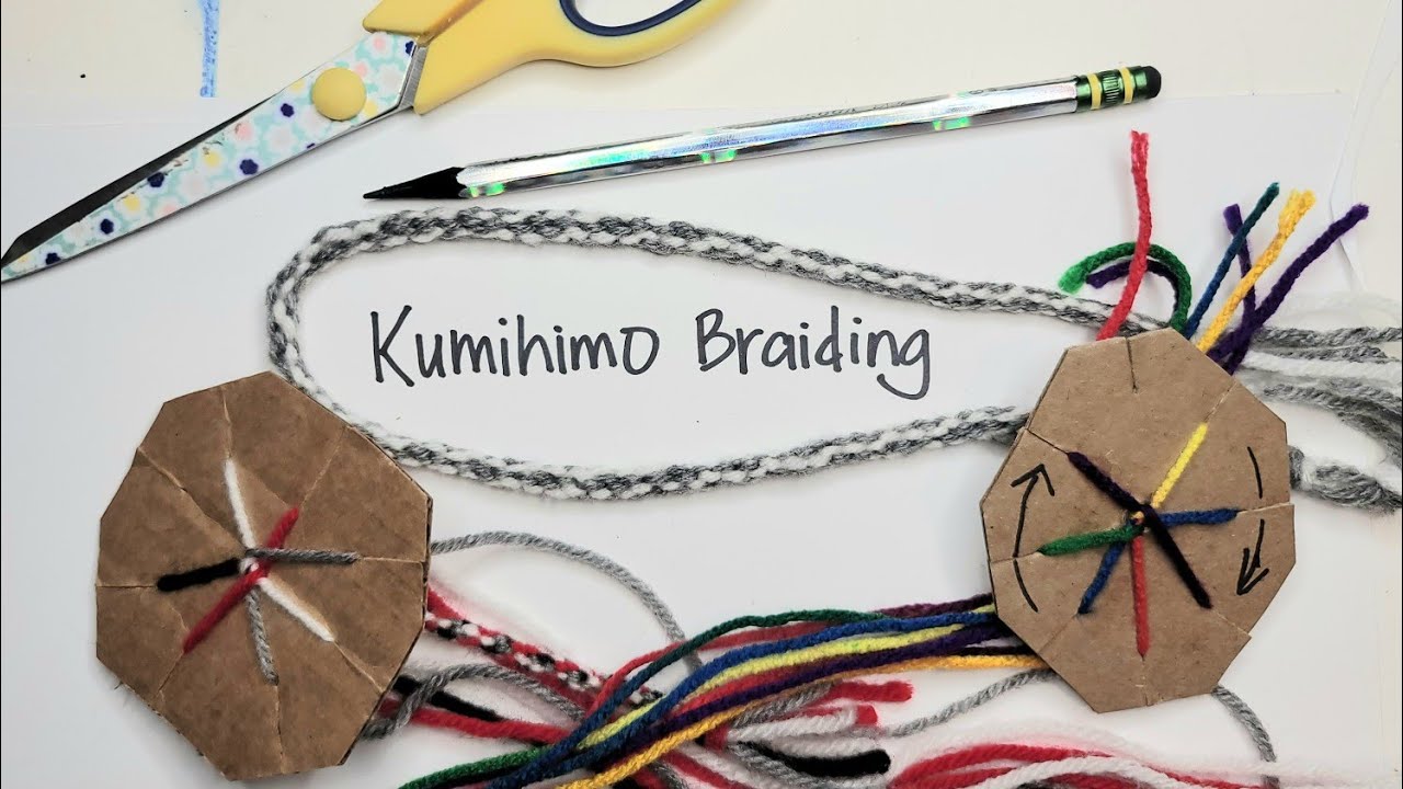 Cord Weaving For Kids With Kumihimo Braiding