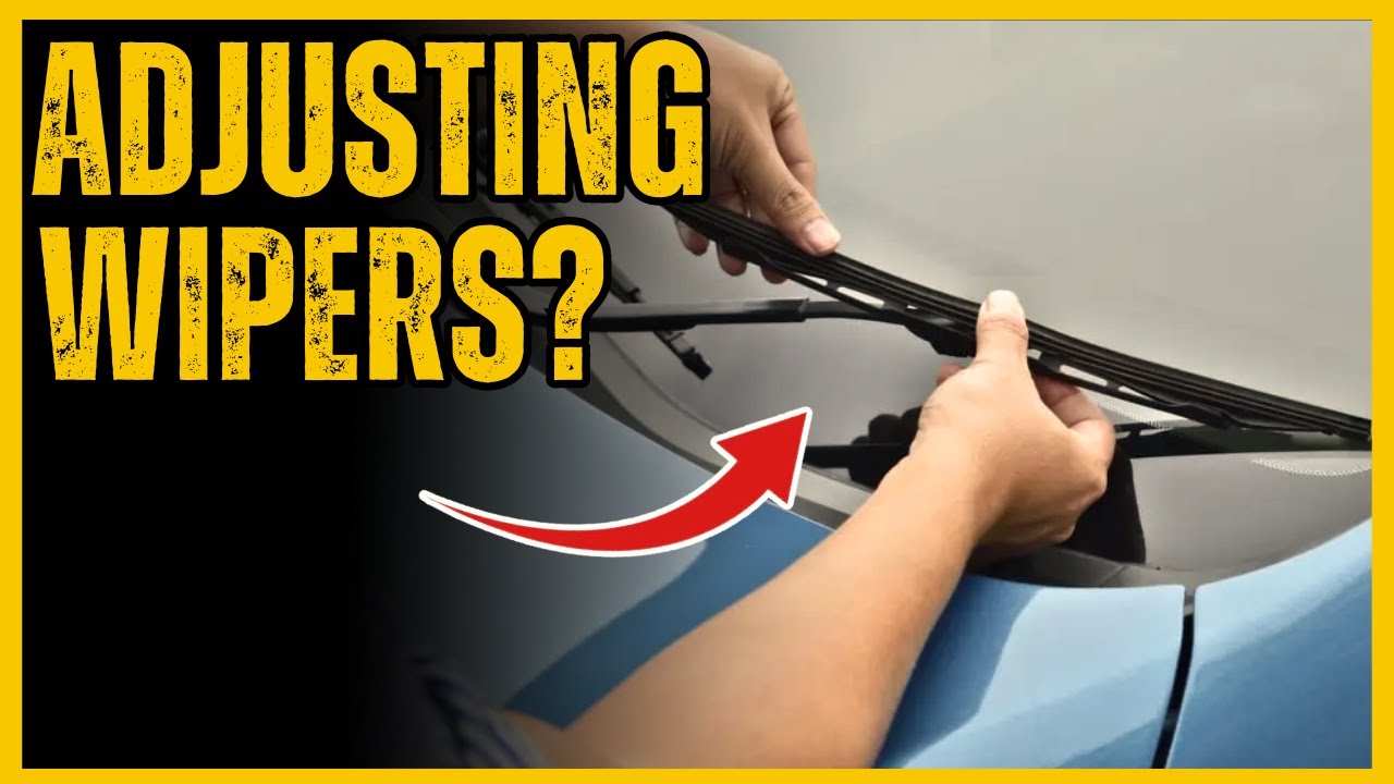 How to Adjust and Fix Annoying Wiper Chatter on Windshield - EASY!