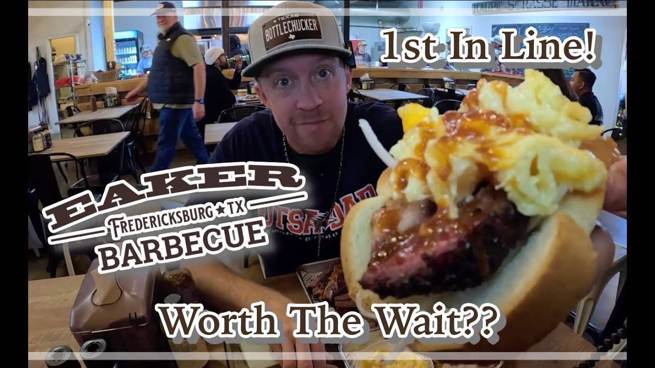 Ep.26 : 1st In Line At Eaker Bbq!!  Worth The Wait Bbq Tour?