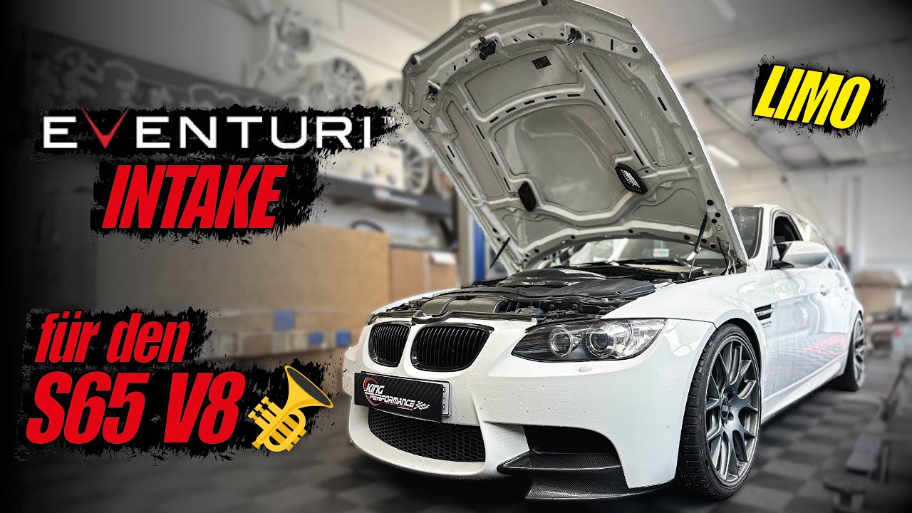EVENTURI CARBON ANSAUGUNG Intake passend für BMW M3 E90 V8 S65 V8 Saugmotor SEDAN LIMOUSINE