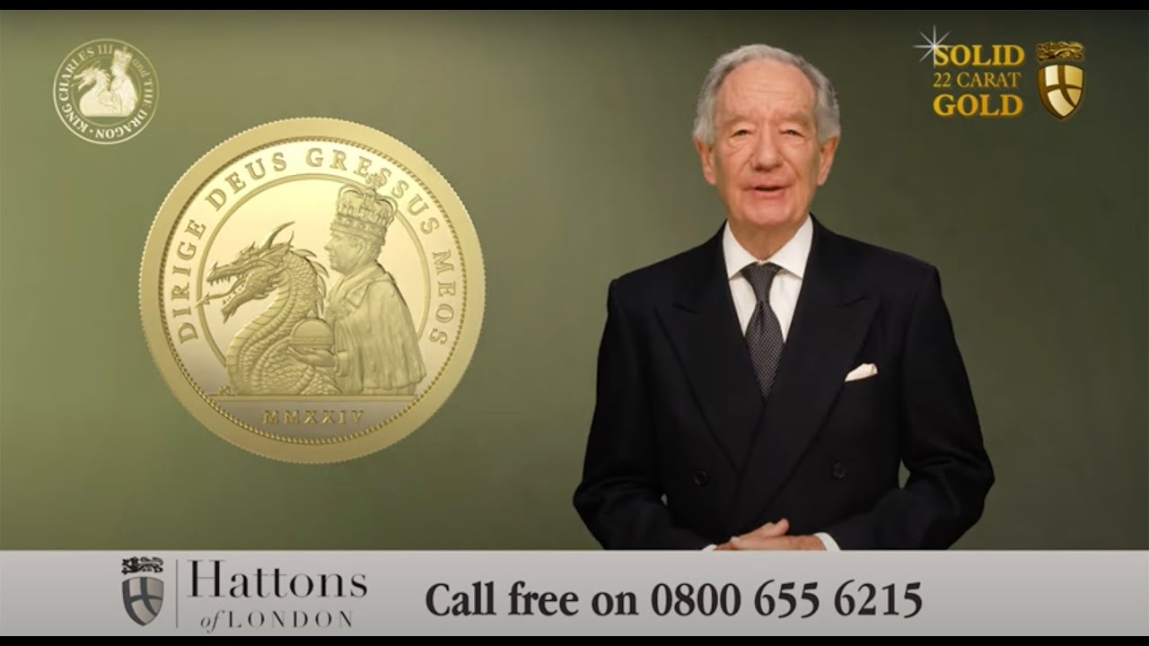 The 2024 King Charles and the Dragon Gold One Eighth Sovereign