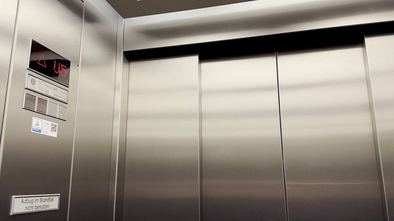 2008 Thyssenkrupp Synergy parking Lift at Vienna House Andels Hotel Berlin