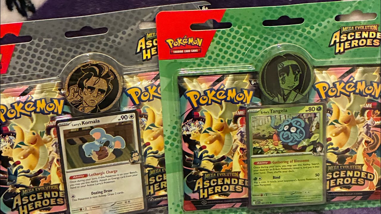 Наборы из 2 карт Pokemon Ascended Heroes