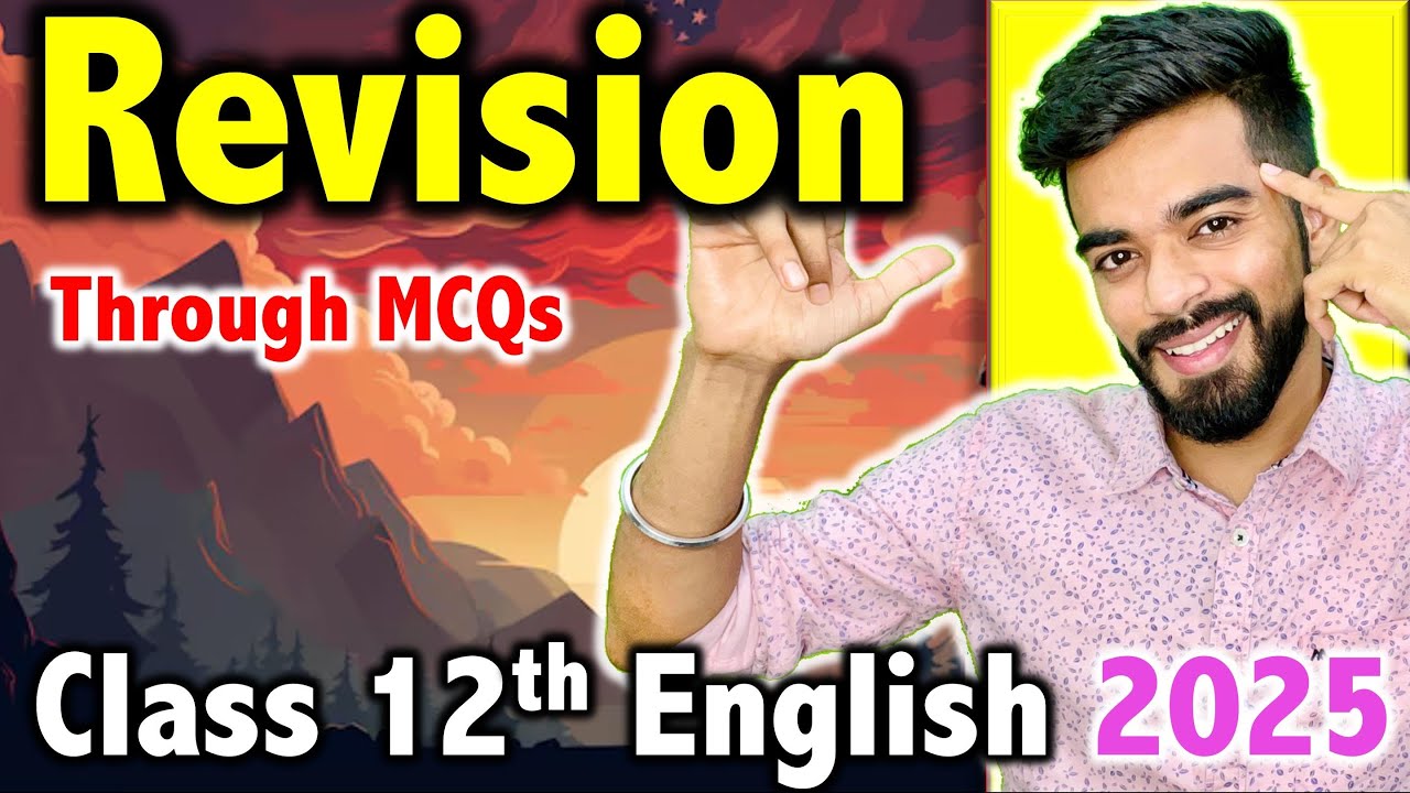 Complete English Syllabus Revision through MCQs | LIVE Stream | CBSE Class 12th 2025