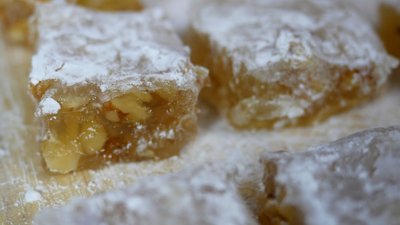 Ëmbëlsirë: Llokuma Me Arra | Turkish Delight recipe