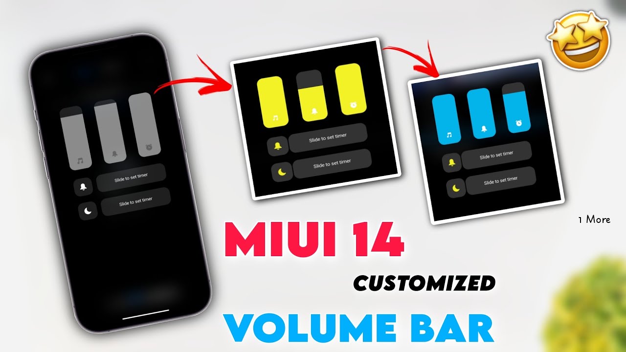 Change MIUI 14 Volume Bar Style & Colour|| No Root || Working All Redmi & Poco Device🤩