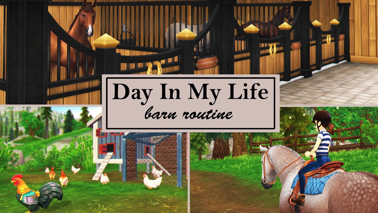 Day In The Life  || Barn Routine, New Pony, and MORE! ~ SSO Realistic Roleplay