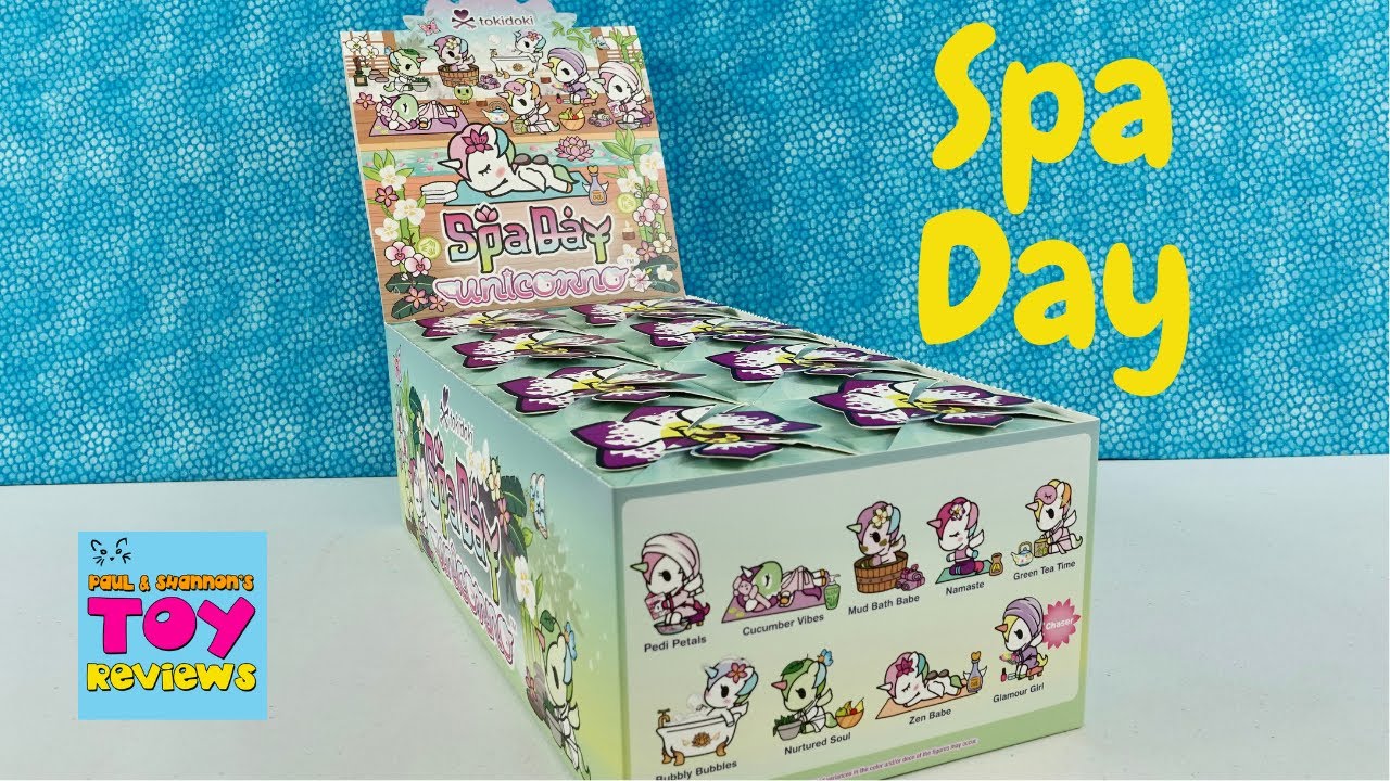 Обзор распаковки фигурки-сюрприза Tokidoki Unicorno Spa Day.