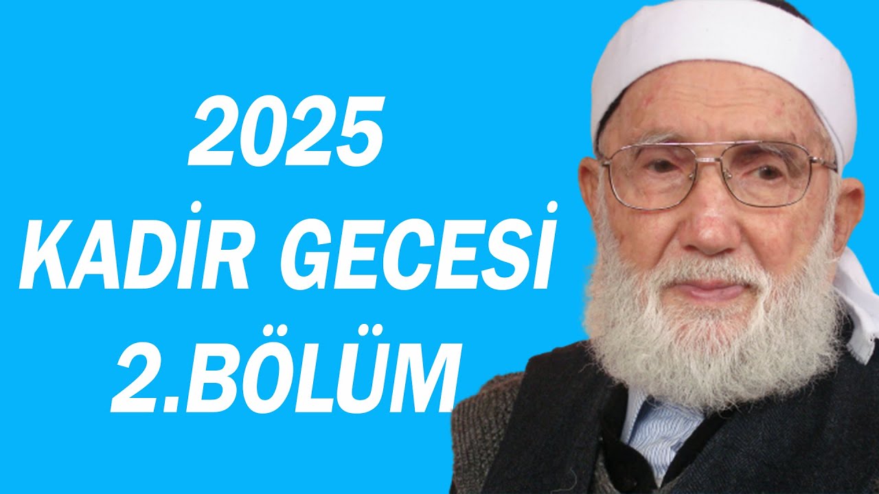 2025 KADİR GECESİ 2.BÖLÜM (İlahi ve Zikir) - HACI MUSTAFA GÜNEŞ