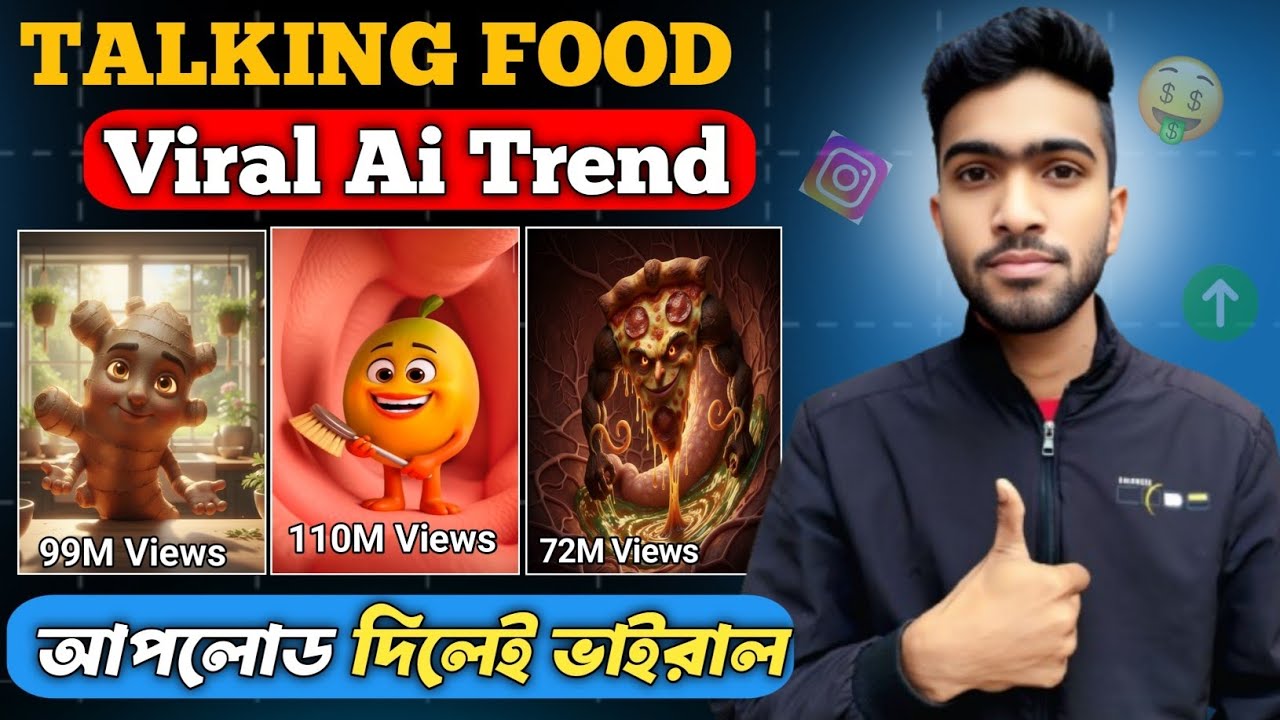 Viral Ai Helth Animation Video Kivabe banabo।Ai Food Talking Video Full Course2026।Ai Video। Bangla 