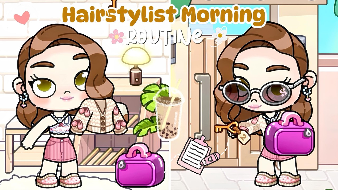 Morning Routiune of a Hairstylist 💇🏼‍♀️✨ | Avatar World | Routine