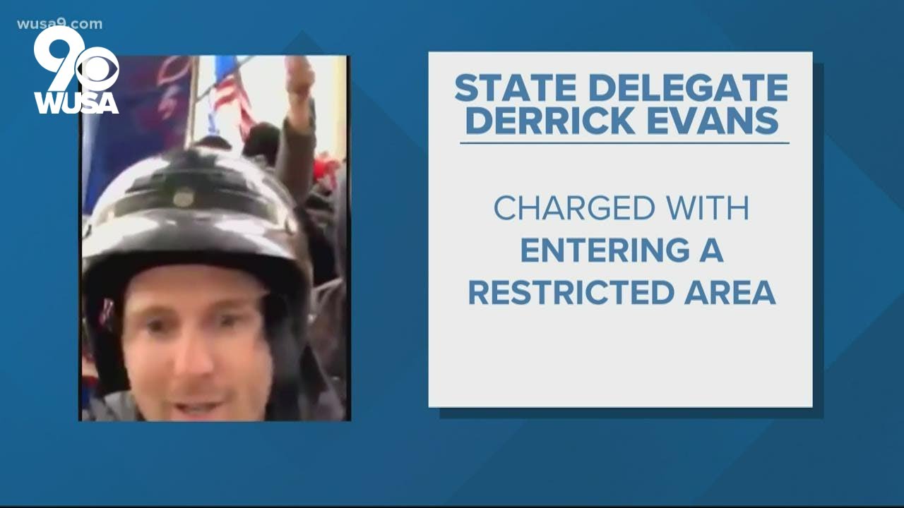 West Virginia State Delegate Derrick Evans identified as pro-Trump rioter who stormed Capitol