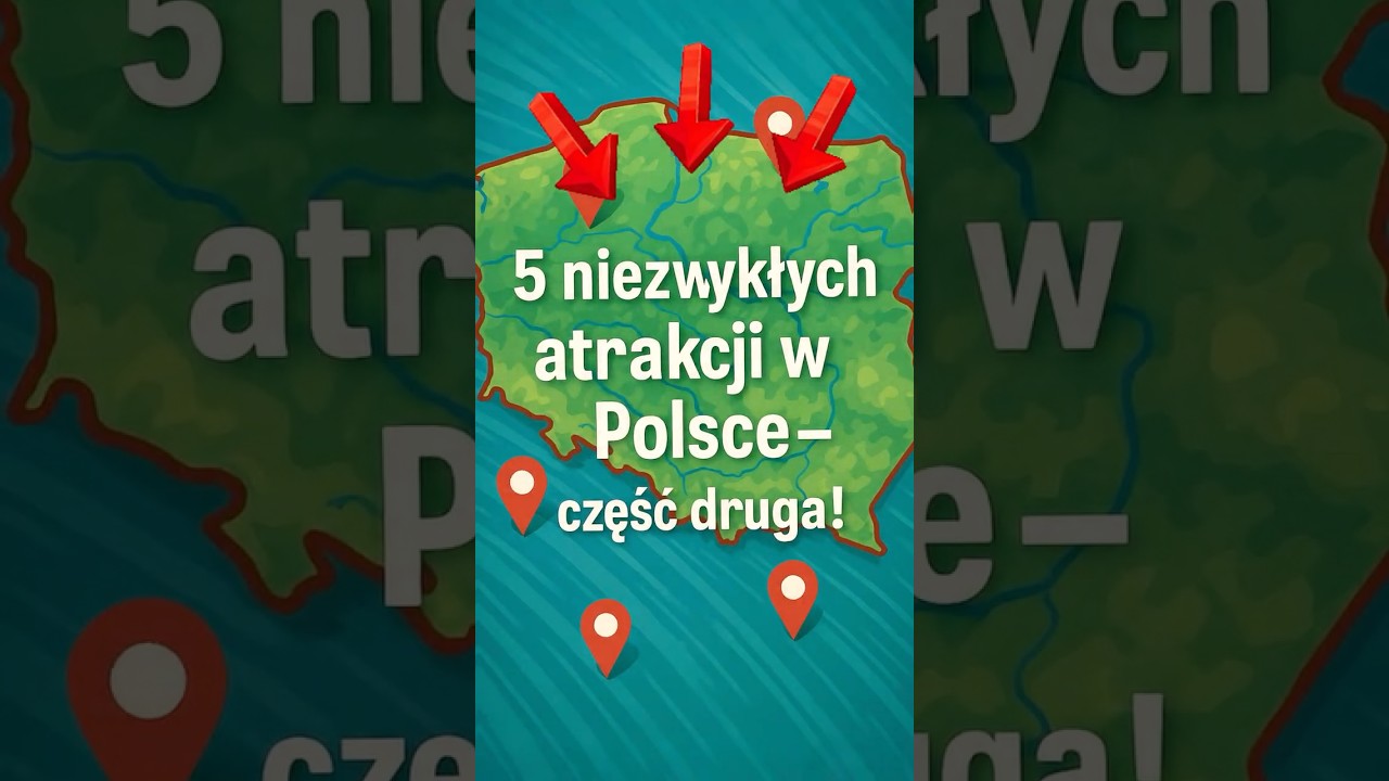 Oto 5 niesamowitych atrakcji w Polsce! - Część druga! #ciekawostki  #wiedzanaskroty