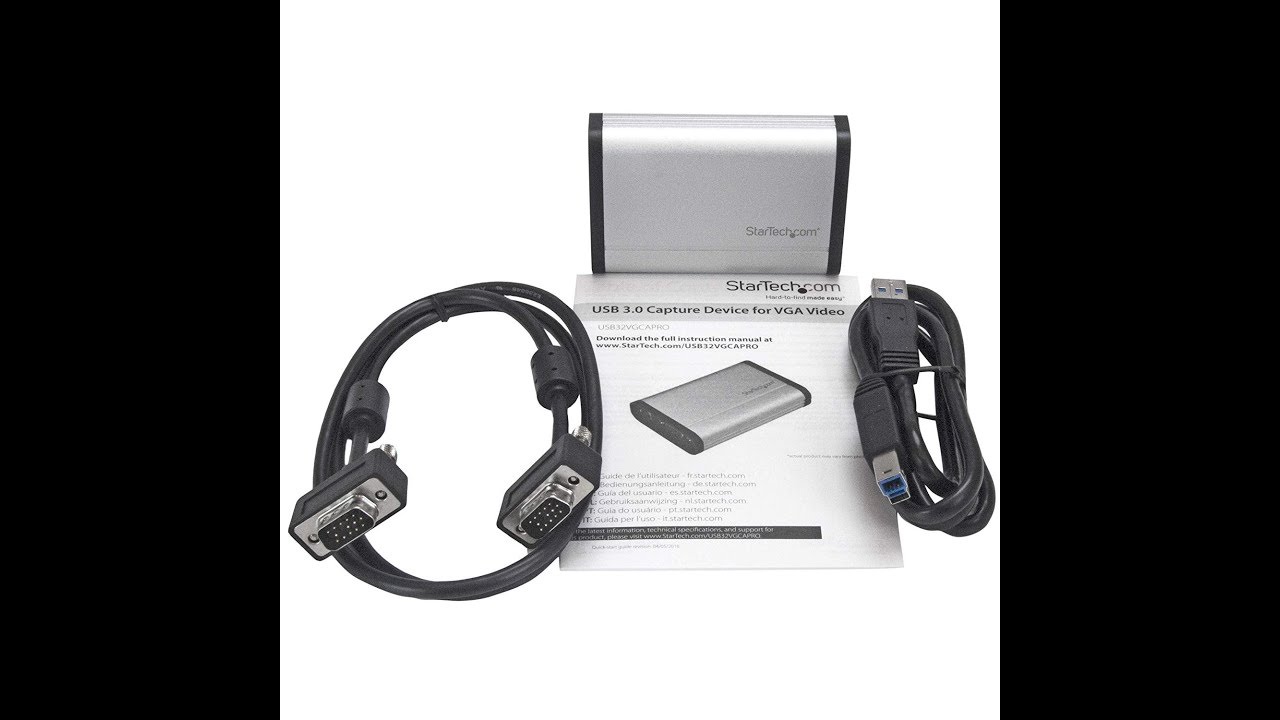 StarTech USB32VGCAPRO + Hercules 4500