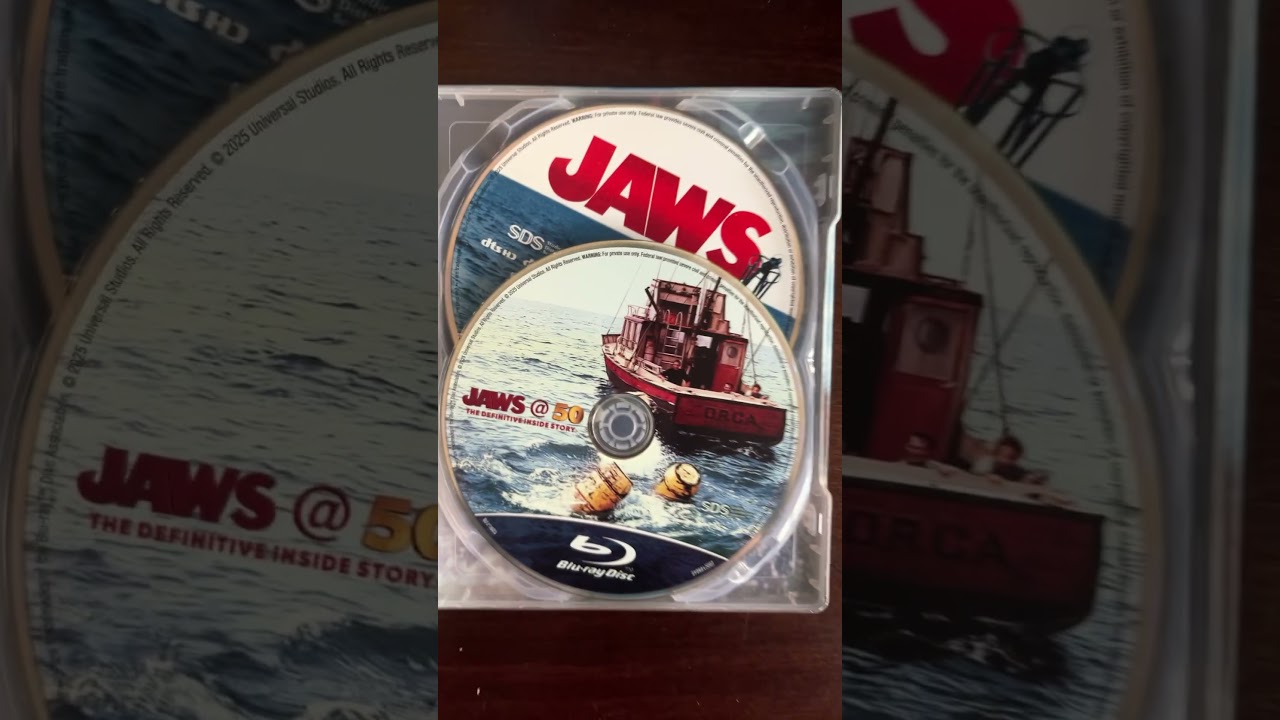 New Jaws 50th Anniversary Limited Edition 4k Steelbook from @UniversalPictures #4k#jaws#film