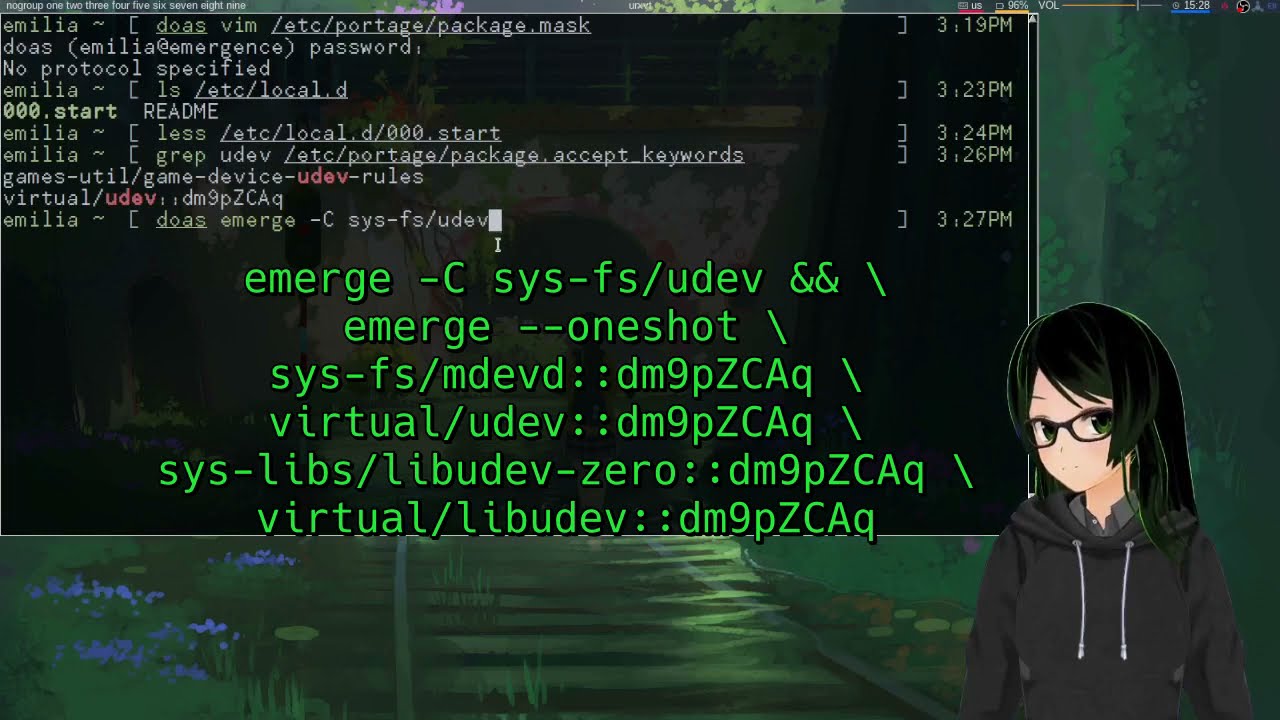 How to Switch to mdevd/libudev-zero on Gentoo