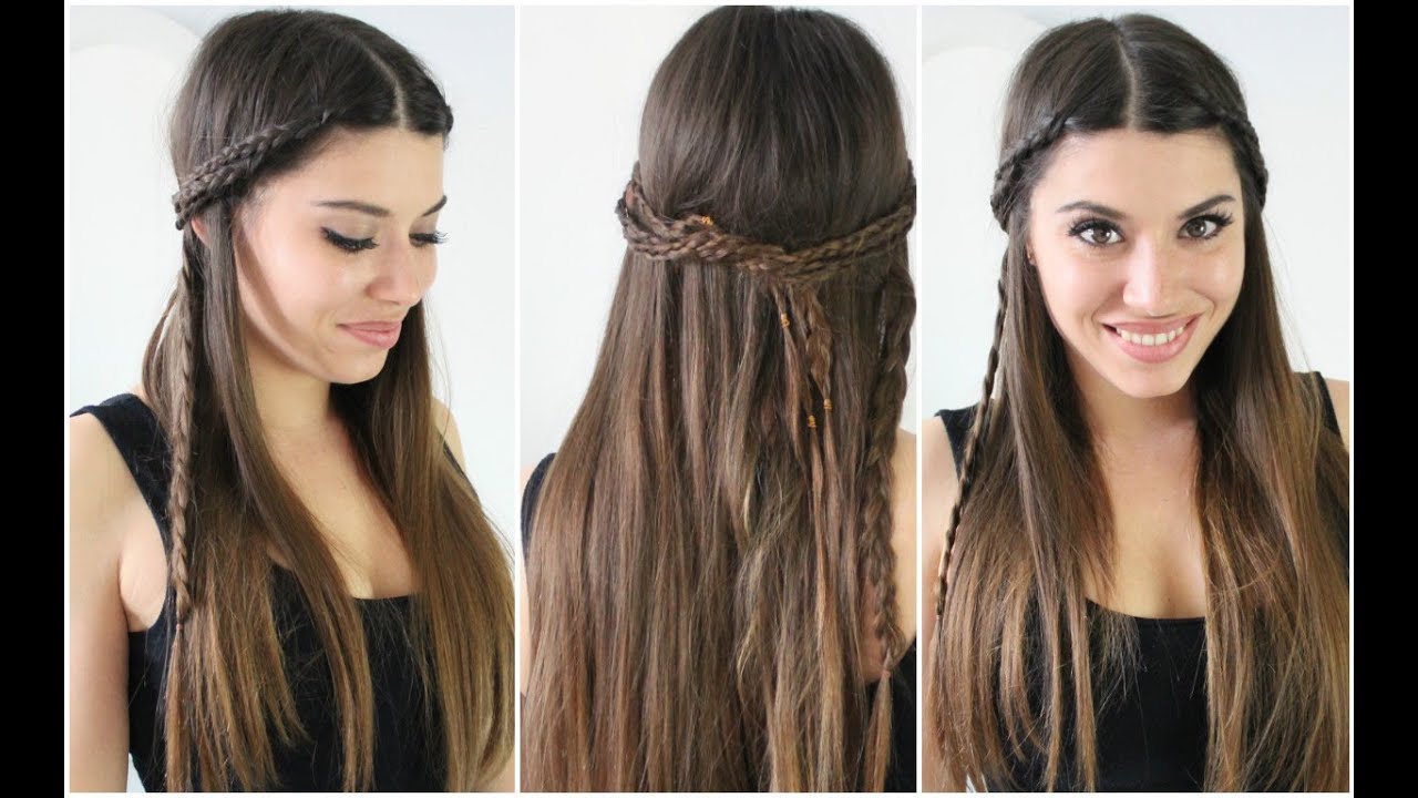 Beautiful & Easy Boho Hairstyle in 3 Min! Summer Music Festival Edition!