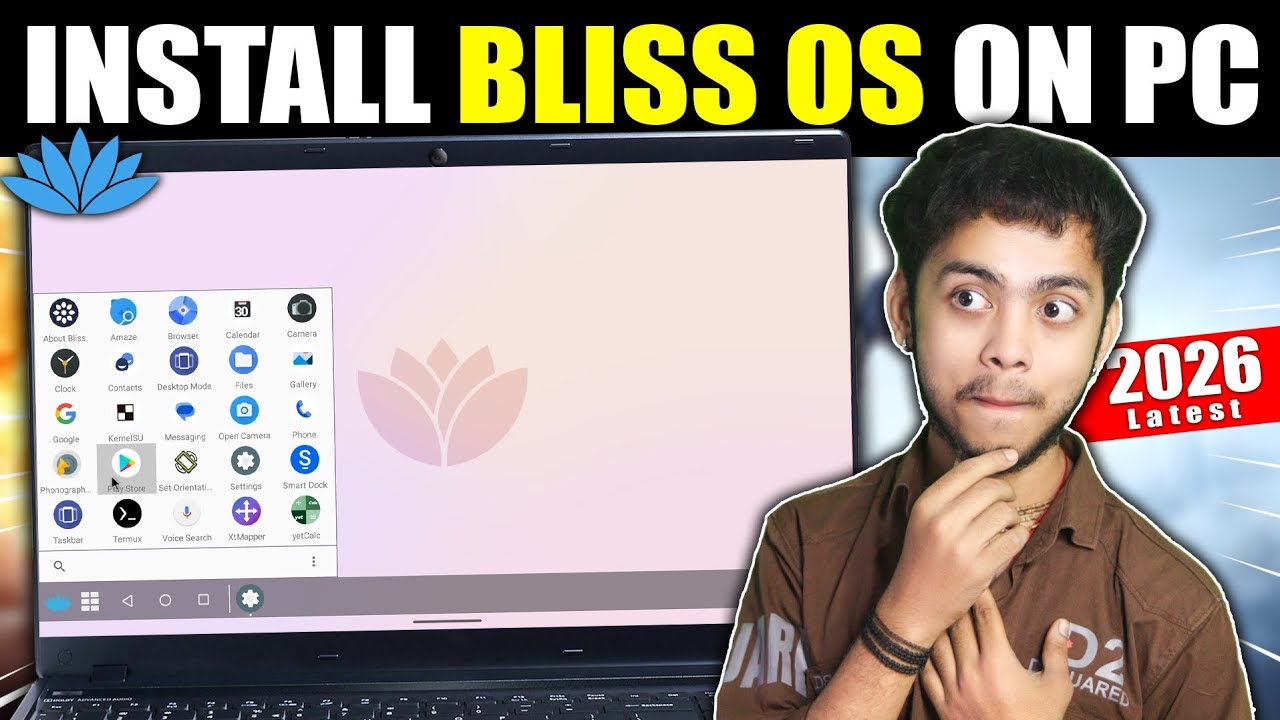 How To Install BLISS OS In PC/Laptop - [Android Apps Support🔥] - Download Bliss OS & Install 