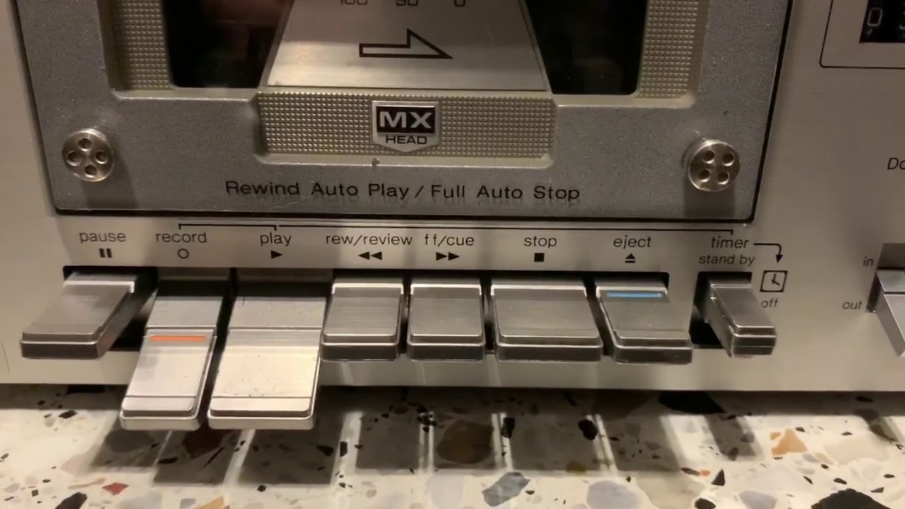 TECHNICS RS-M12 recording test