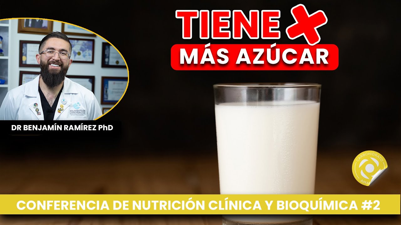 Leche de vaca aumenta la glucosa - Conferencia # 2 Contra Enfermedades - Dr Benjamín PhD