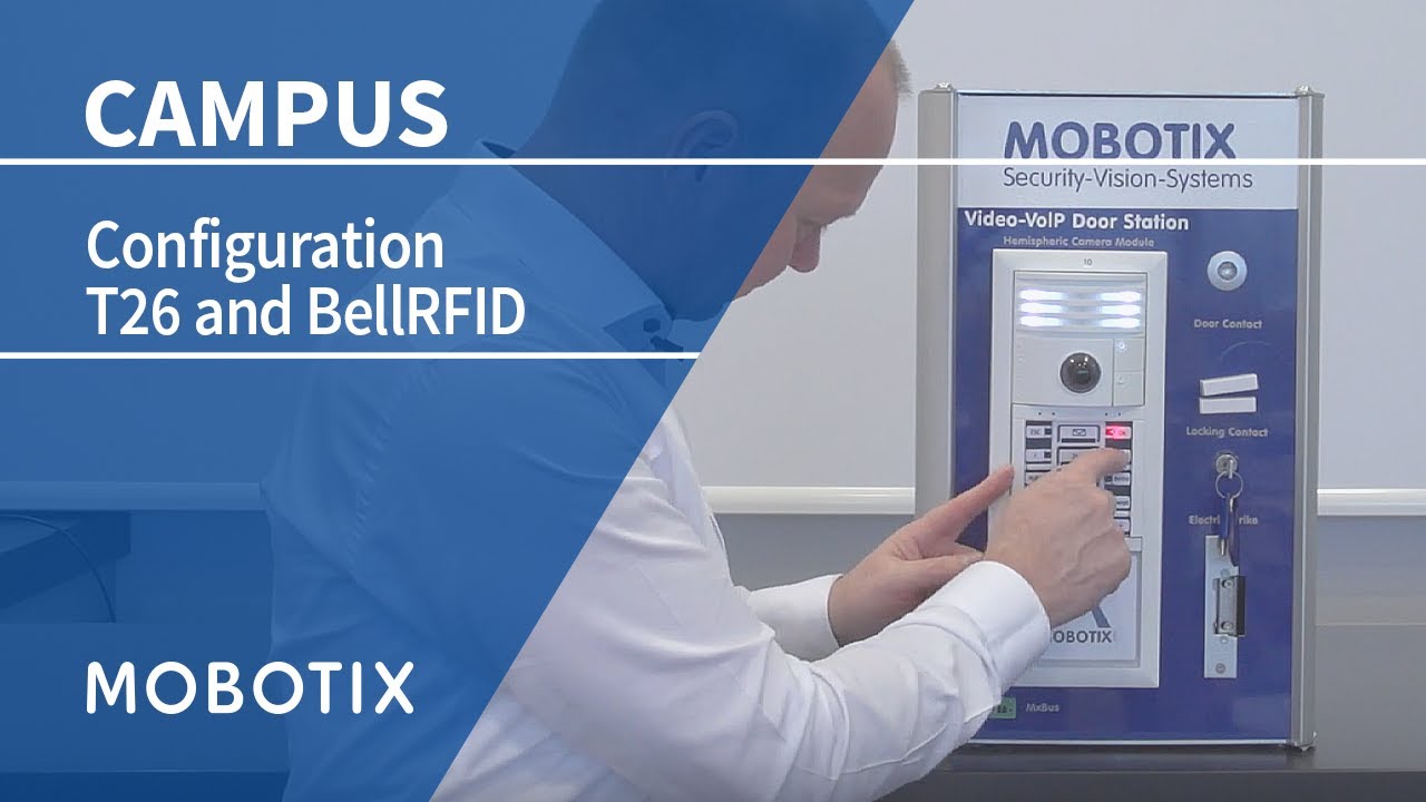 Инструкция: Настройка модуля звонка MOBOTIX T26 и BellRFID