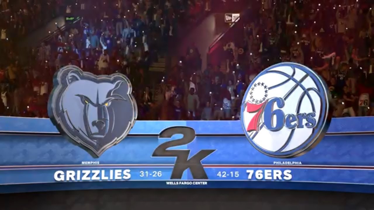 NBA 2K23 Gameplay (PS5) - Memphis Grizzlies vs Philadelphia 76ers