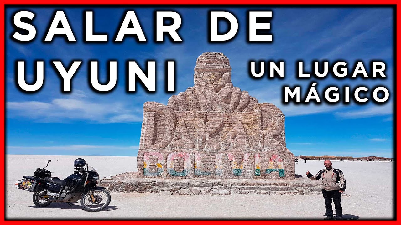 el SALAR DE UYUNI en moto como en el Dakar - Ep#31 - Vuelta al Mundo en Moto