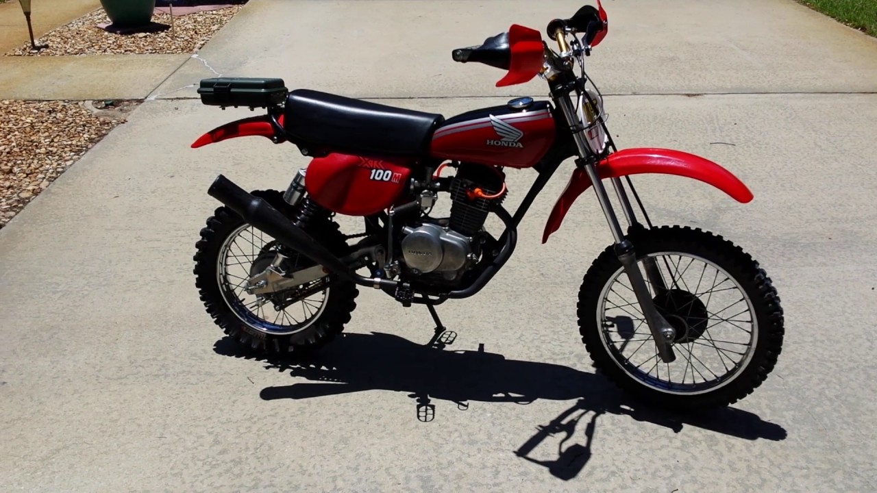 1977 HONDA XR75  BIG BORE MOD . PART II