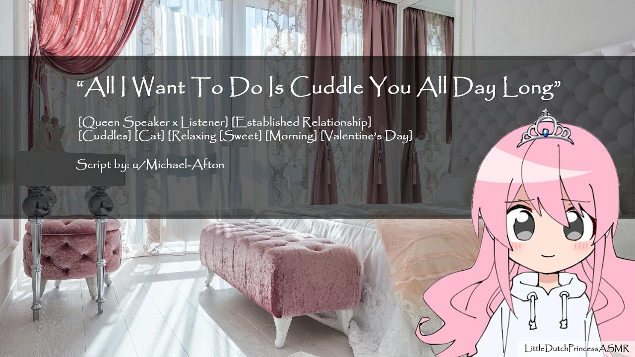 [F4A] Waking Up With Your Queen on Valentine’s Day - ASMR [Cuddles] [Sweet] [Relaxing] [Wholesome]