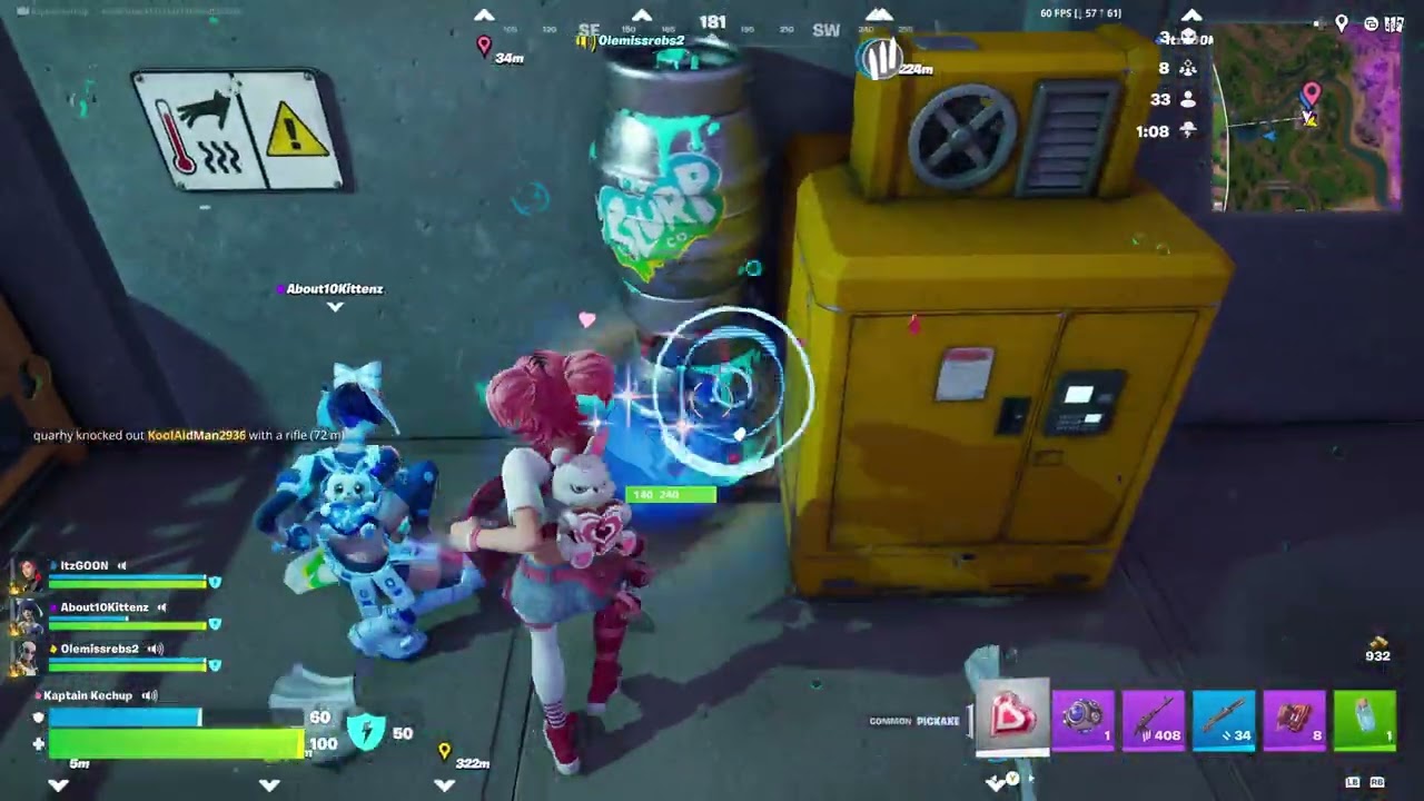Fortnite 7 kill Squad Victory!