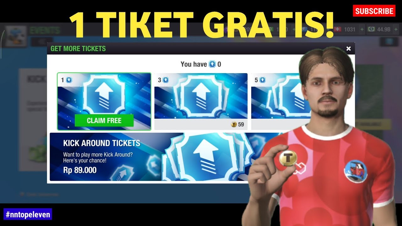 1 Tiket Event Adu Tendang 🔥 Top Eleven