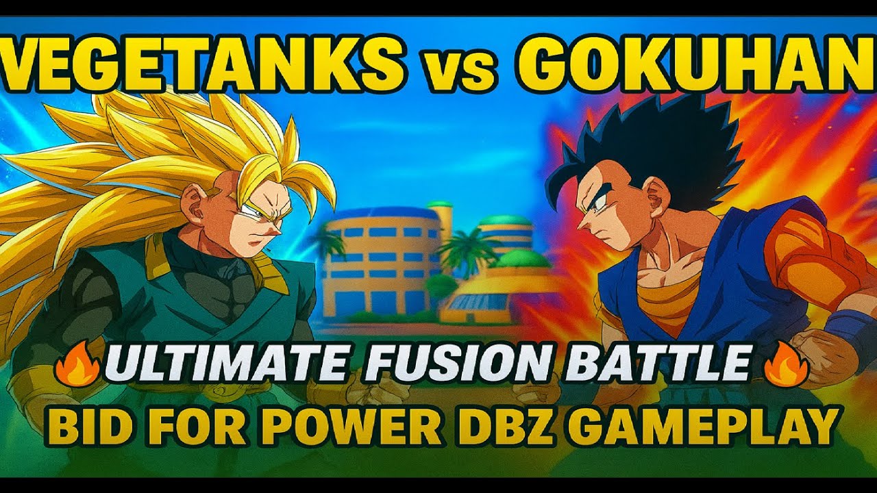Vegetanks vs Gokuhan 💥 Ultimate Fusion Battle | DBZ Bid for Power Gameplay | Zohan Gaming