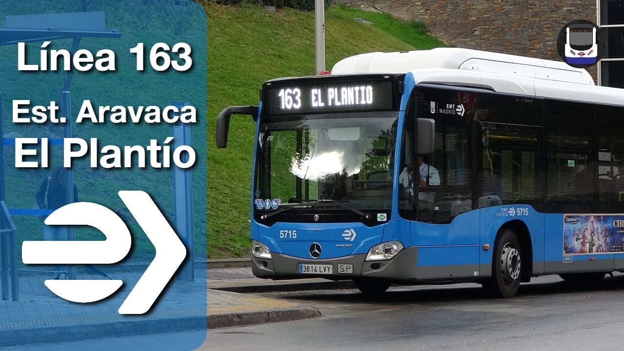 Viaje en la línea 163 de EMT Madrid | Estación de Aravaca - El Plantío
