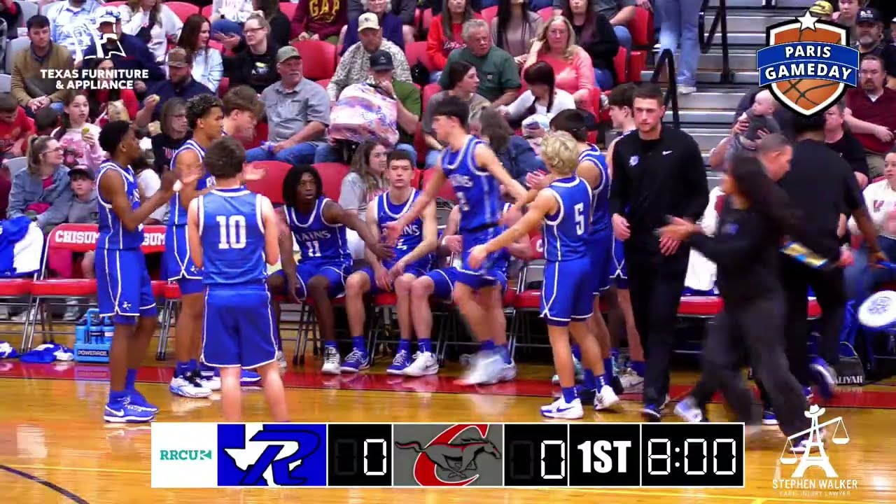 Chisum Mustangs vs Rains Wildcats Basketball - LIVE on Paris Gameday