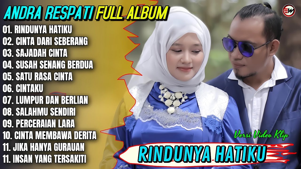 Album Andra Respati || RINDUNYA HATIKU - CINTA DARI SEBERANG - Pop Melayu Terpopuler 2025 - Trending