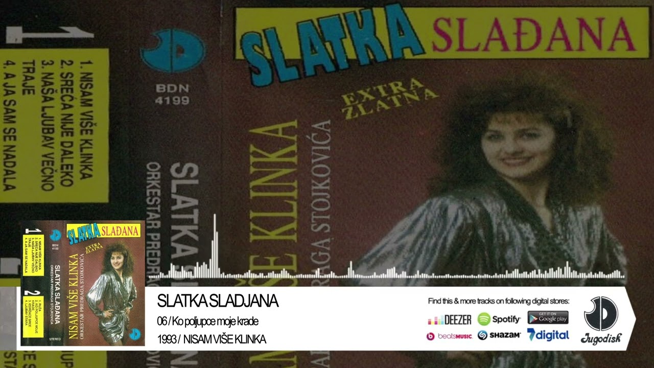 Slatka Sladjana - Ko poljupce moje krade - (Audio 1993)