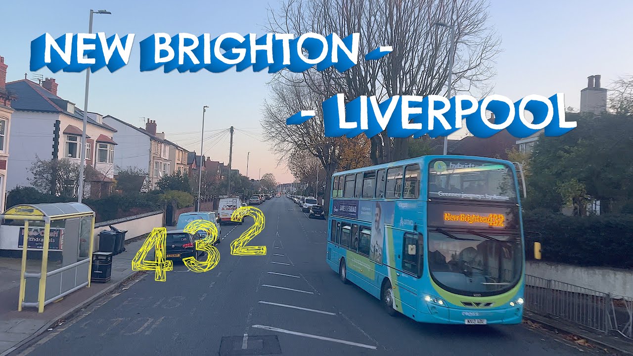 New Brighton - Liverpool. Bus Ride 🚌 Route 432 - Full Bus Journey 📽