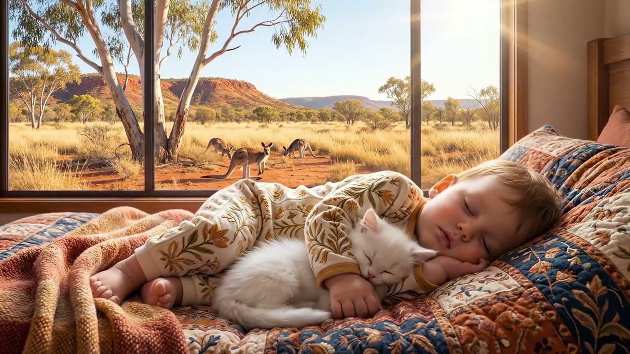 Baby Sleep Music – Mozart Lullabies + Soft Piano & Water Stream Sounds (Deep Sleep) 🌙