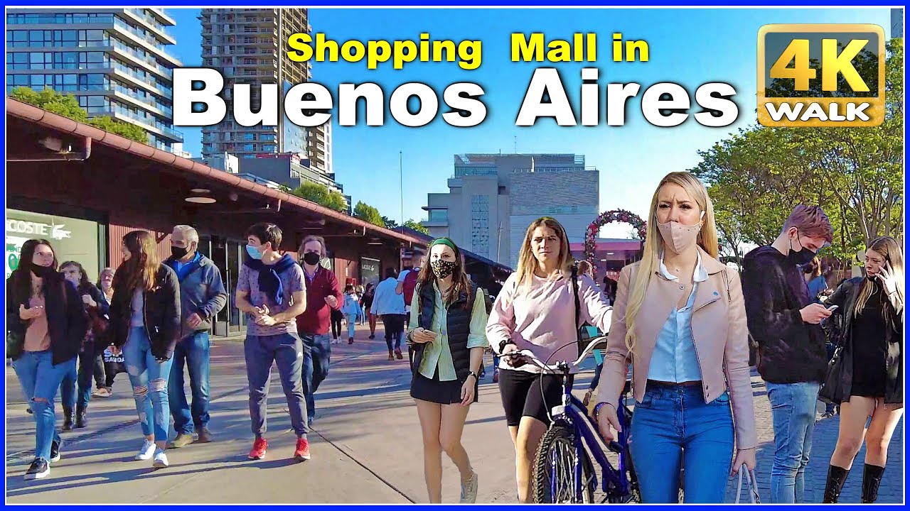 【4K】WALK Distrito Arcos Palermo BUENOS AIRES Argentina vlog