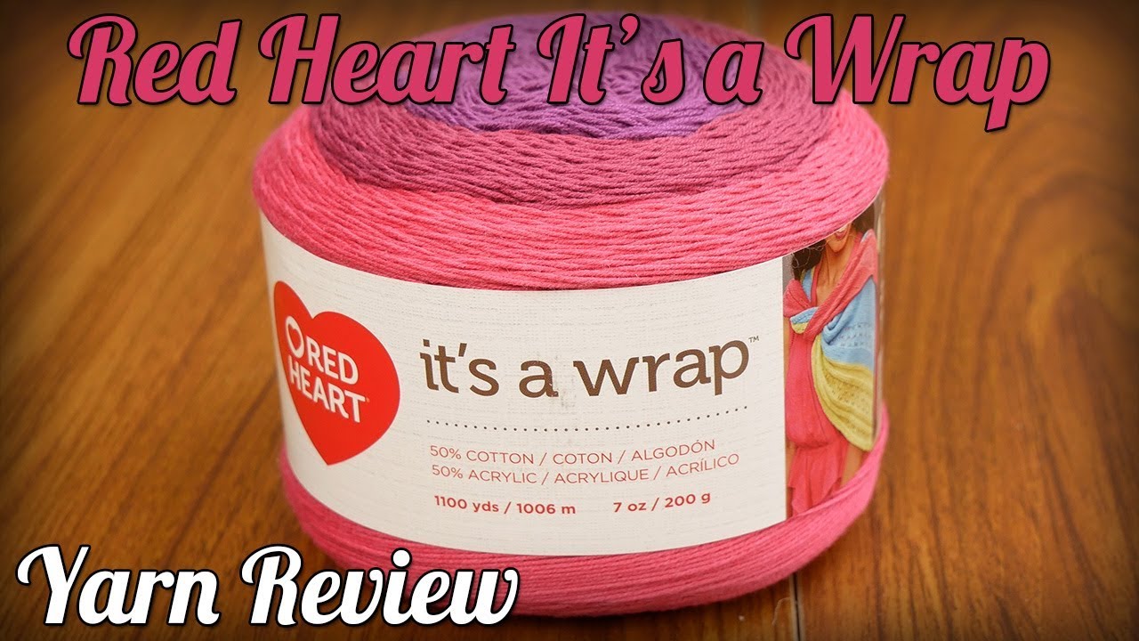 Red Heart It's a Wrap Yarn Review