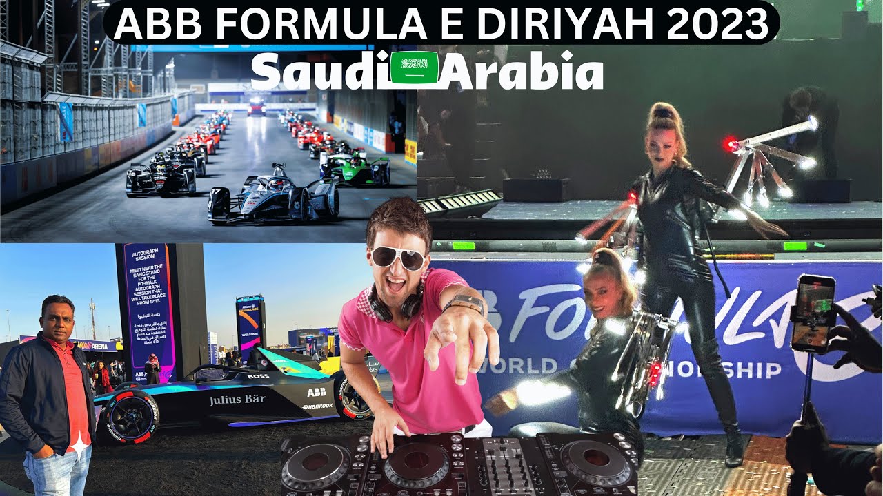 ABB Formula Car E Racing Events in Riyadh Saudi Arabia and Dj Night in Diriya Riyadh 🏎️ 🎶
