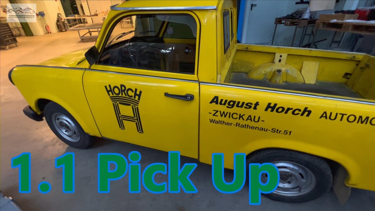 Der Trabant 1.1PickUp wird flott gemacht