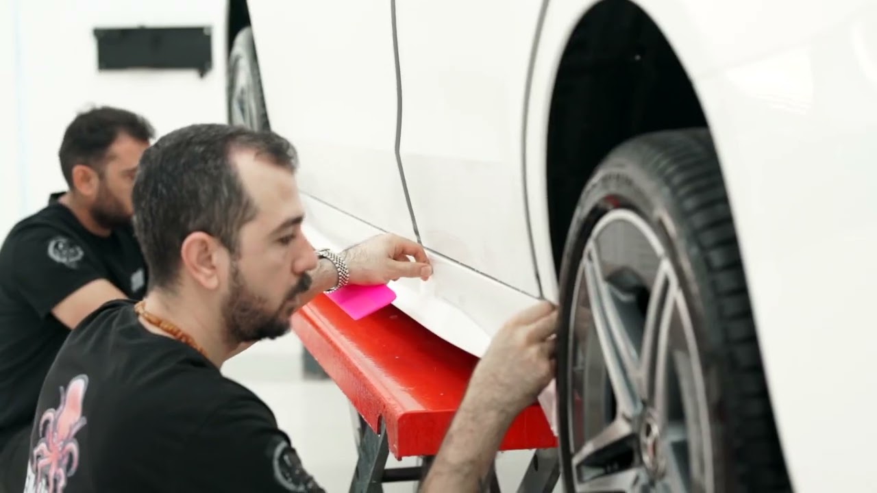 '' 0 KM '' Mercedes Benz - C 200 AMG Komple Saten PPF Kaplama