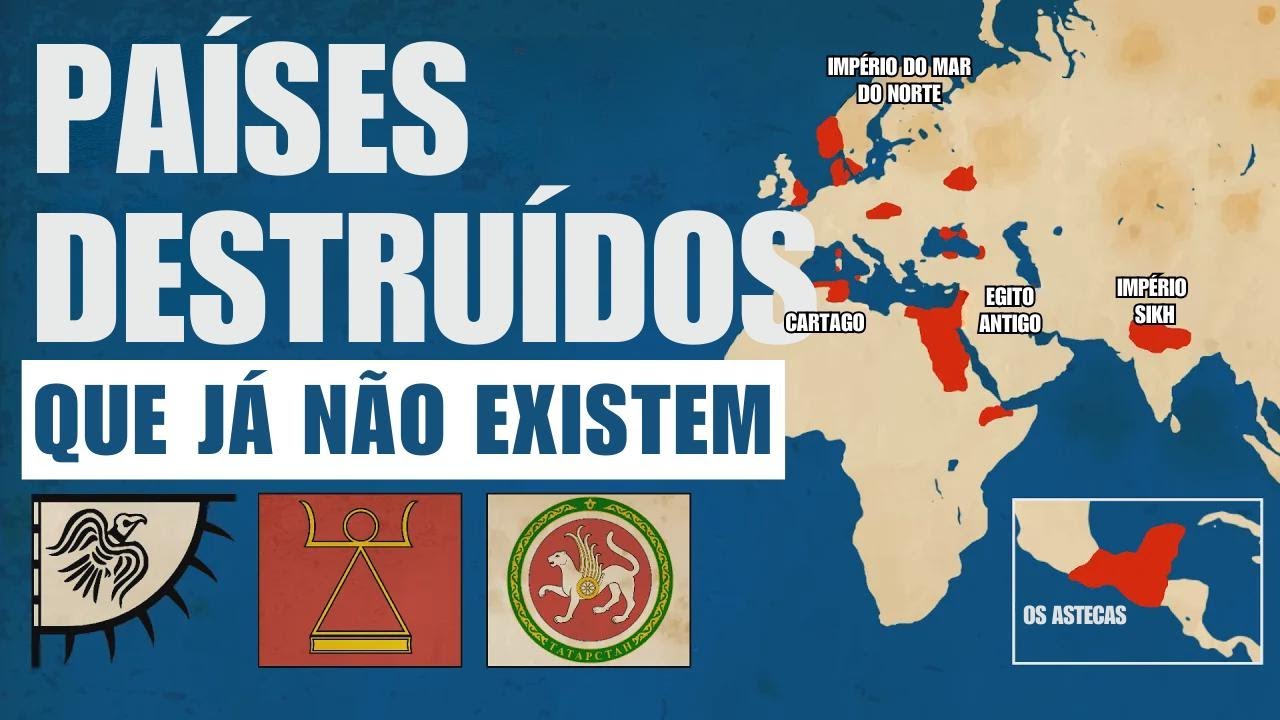 Países destruídos que não existem mais.